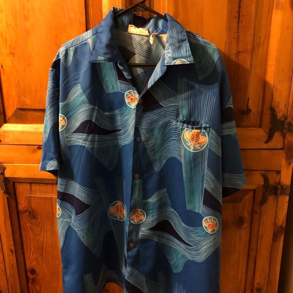 Vintage 1970’s Mark Raysten Poly 80’s Hawaiian Aloha Perfect Flawless  2 XL